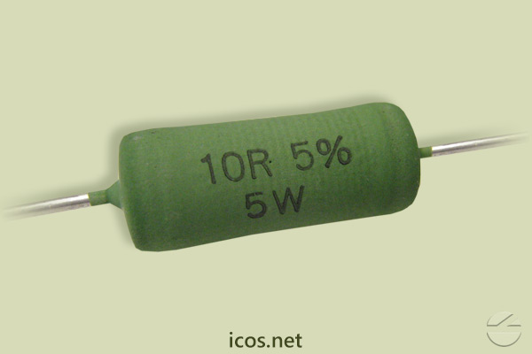 Resistor 10R 5W for electrical installation of Eicos Switches